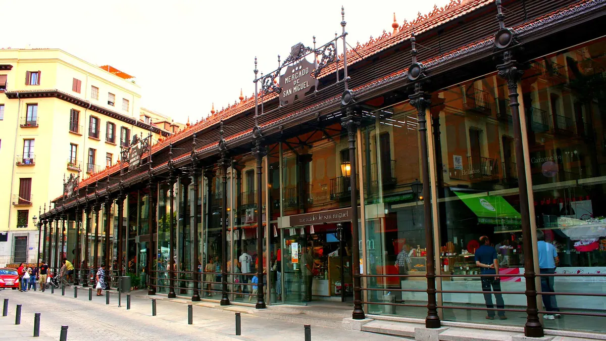 Mercado de San Miguel, en el centro de Madrid